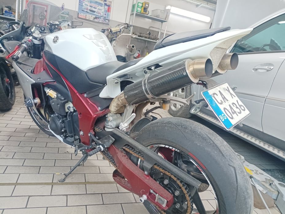 Yamaha R1 exhaust system. Ауспуси/изпускателна система Ямаха р1 09-14