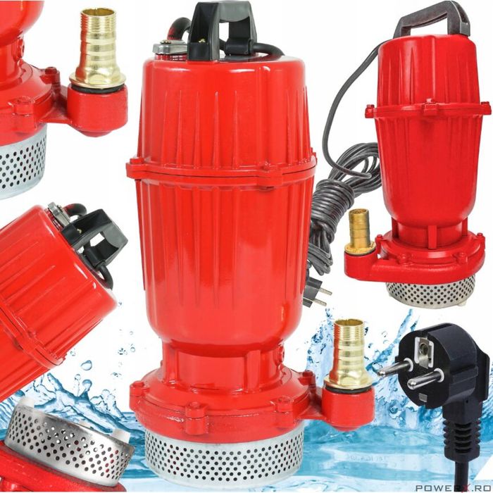 Pompa submersibila cu plutitor pentru apa 1", 0.55kw debit 8 m3/h,