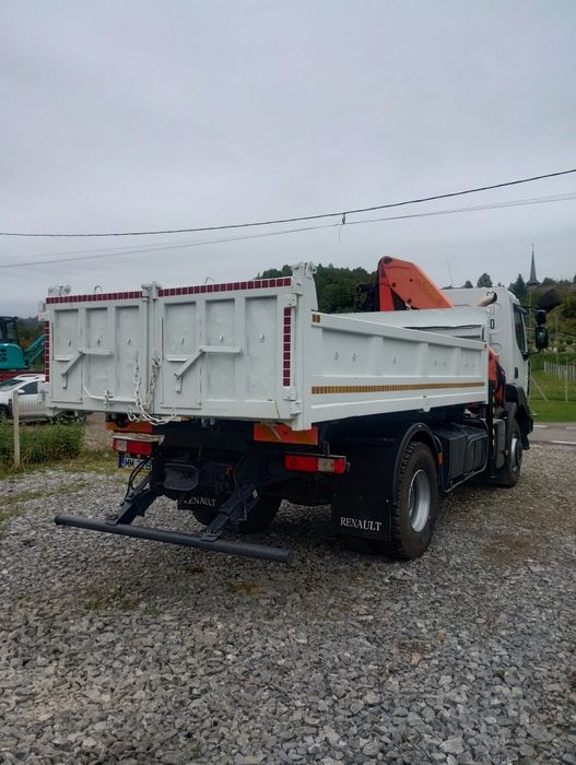 Renault kerax basculabil cu macara 370 dxi