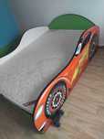 Pat copii Fulger McQueen cu saltea