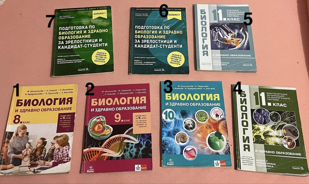 Учебници по биология и здравно образование