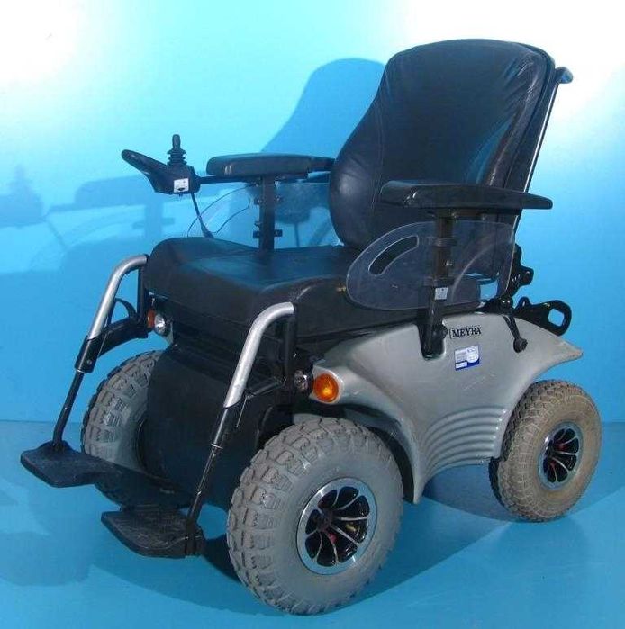 Carucior electric Meyra Optimus 2 R-NET - 12 km/h - garantie 12 luni