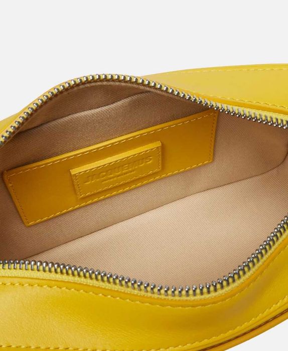 Оригинална жълта чанта Jacquemus Le Baneto Cross-body bag
