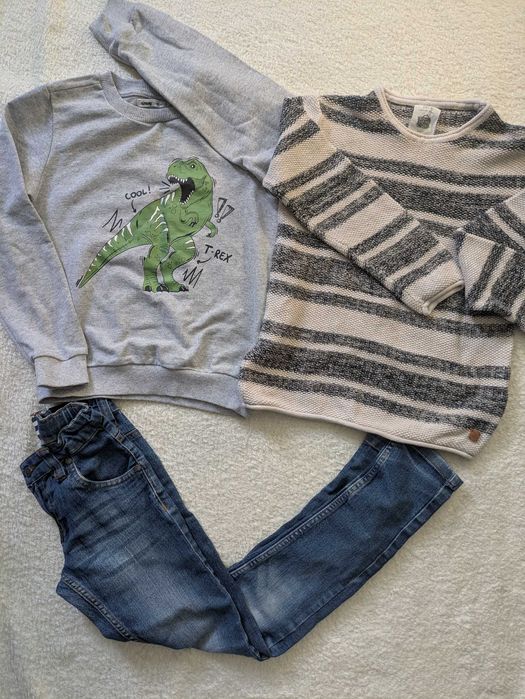 Лот дрехи, маратонки и ботуши за момче