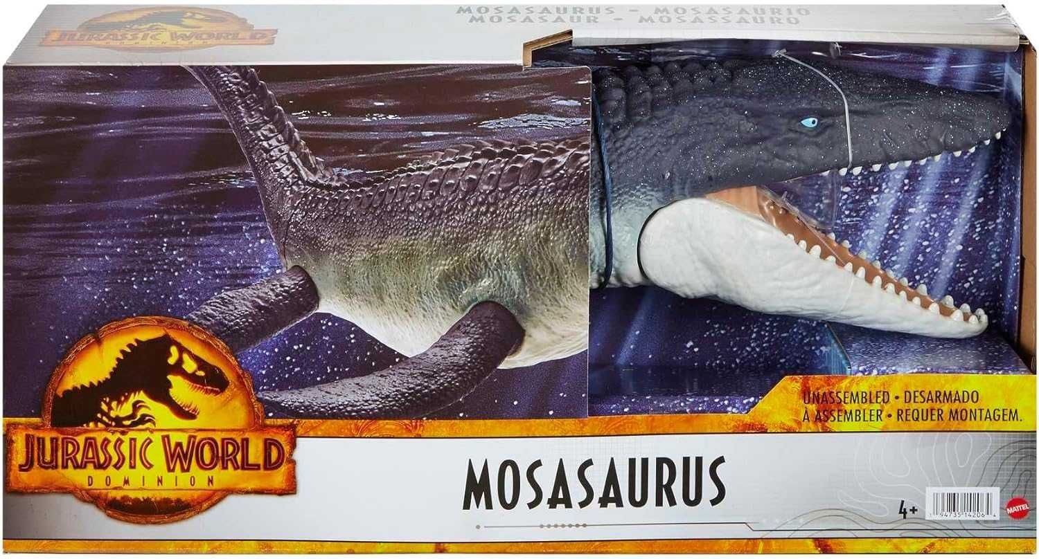 Jurassic World Mosasaurus Мозазавър Голям Плуващ Динозавър 75см