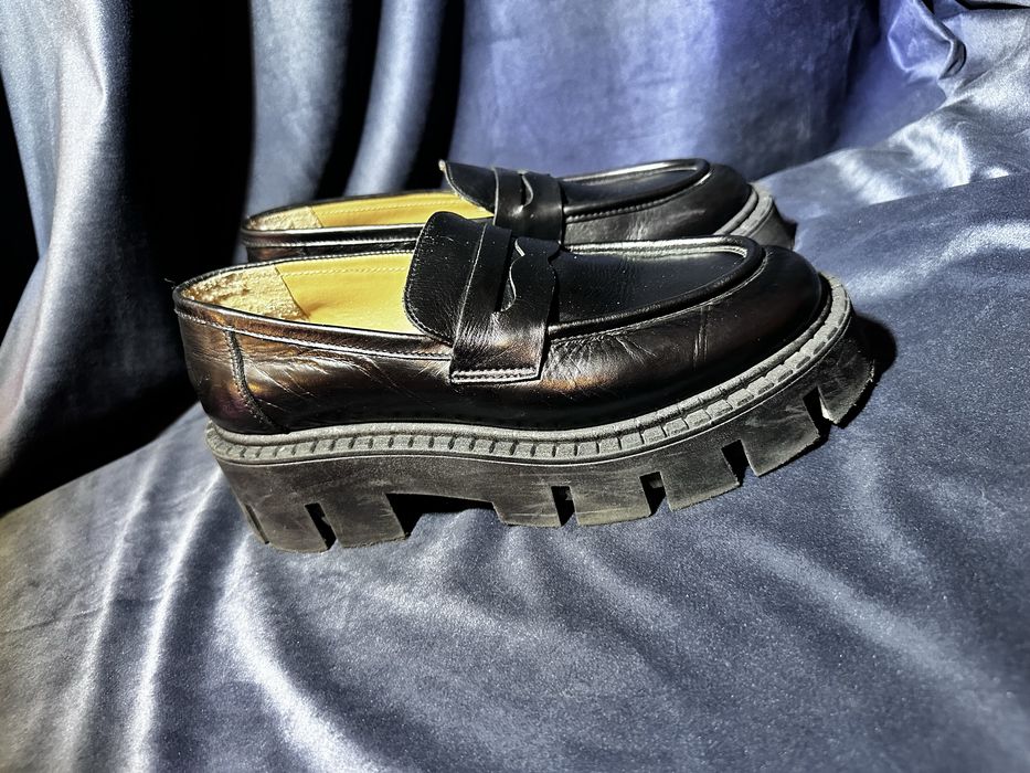 Pantofi Badura negri cu platforma 38