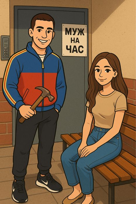 Муж на час, приехал, сделал, ушел.