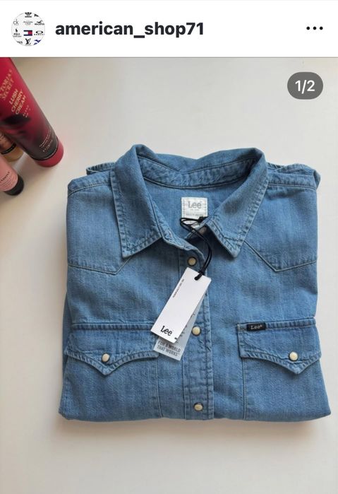 LEE! Классическая джинсовая рубашка