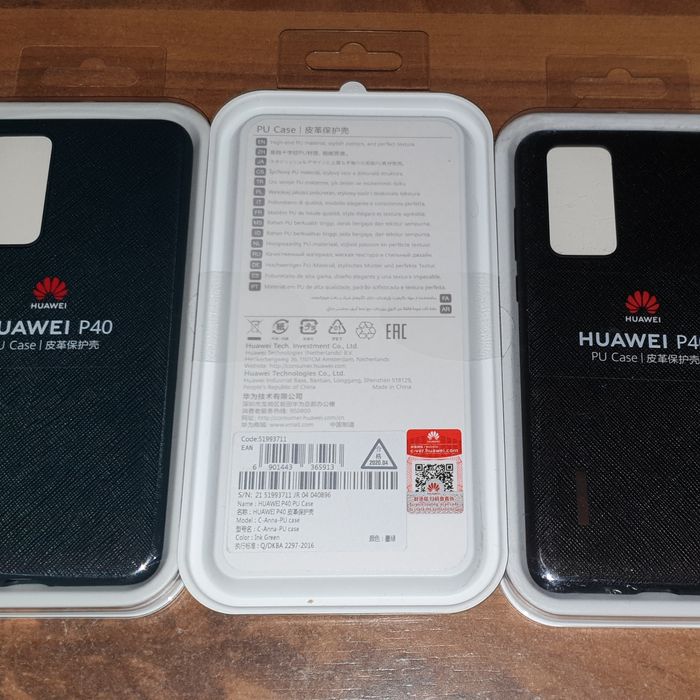 Husa silicon originala Huawei P40 PU Car Case P 40