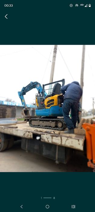Микро экскаватор қазамыз копаем септик траншея водопровод канализация