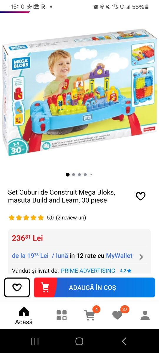 Set cuburi mega blocks