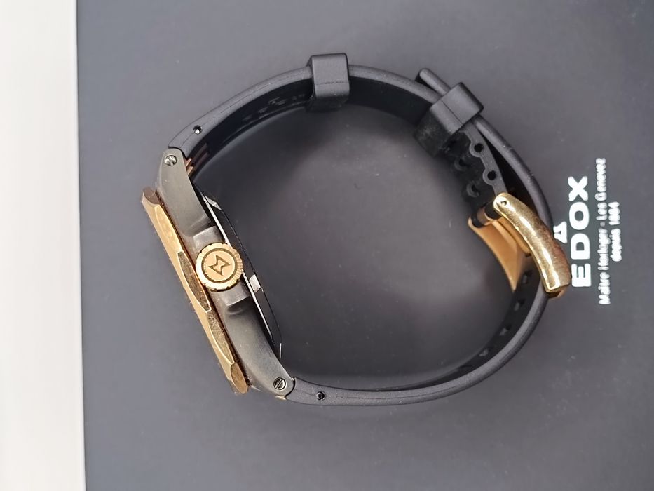 Луксозен мъжки часовник EDOX Skeleton Automatic  Swiss Made