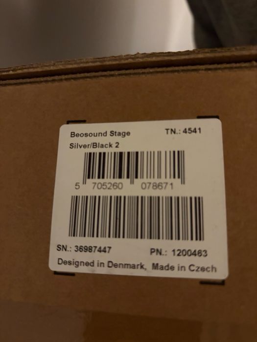 Soundbar Bang&Olufsen BeoSound Stage, Dolby Atmos, Сребрист