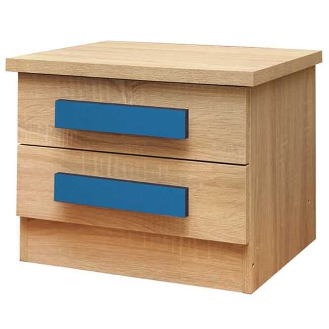 Нощно шкафче, Playroom Sonama-Blue, Син, Розов, Пдч, 40х48х39см.