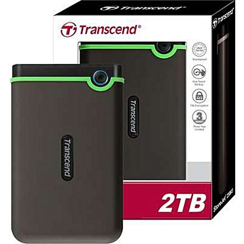 Огиринал 2 Tb Новый Внешний 2tr жесткий диск Transcend 2 ТБ+доставка