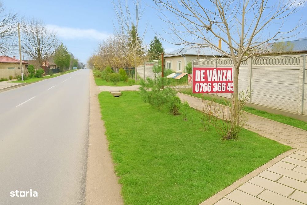 Teren 1738mp+casa,stradal,Radovanu,deschidere stradala 32ml.Proprietar