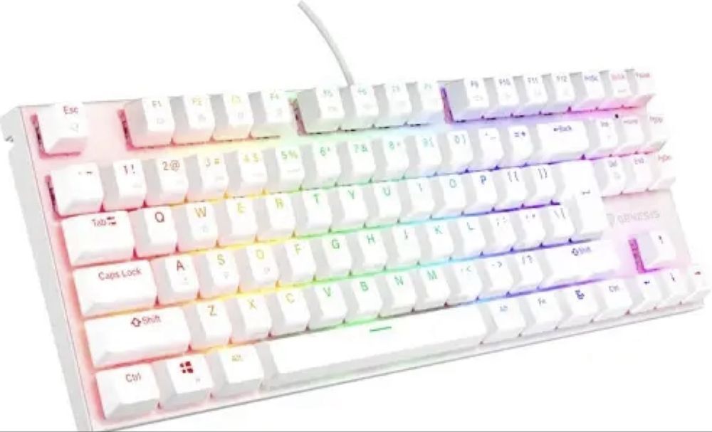 Клавиатура Genesis Mechanical Gaming Keyboard Thor 303 TKL RGB, Silent