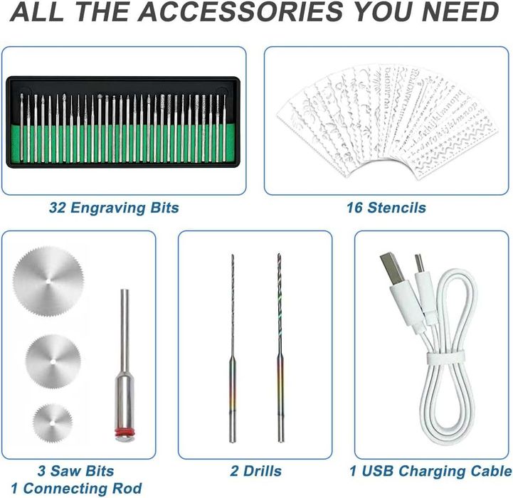 Pix electric, de gravură Bijuterii, metal si lemn, REDUS de la 230RON