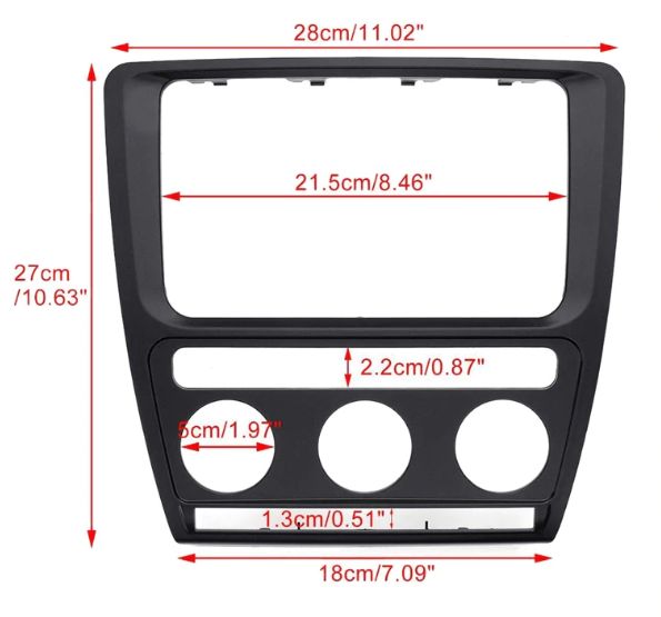 Rama Adaptoare Skoda Octavia 2 - AC sau Climatronic