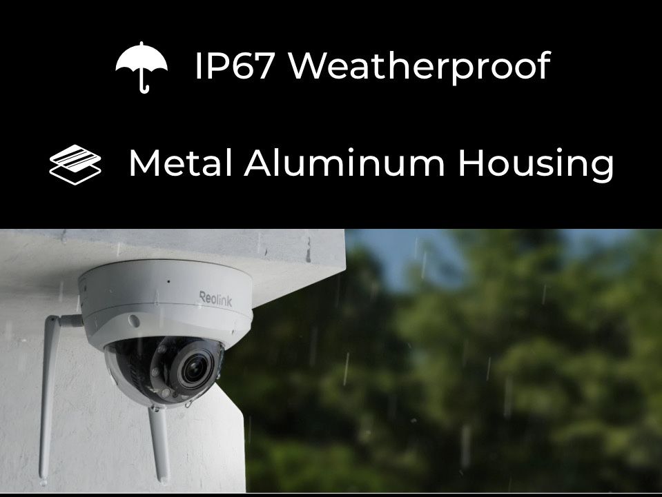 Reolink RLC-843WA 4K 8MP Wi-Fi 6 Вандалоустойчива IP 5X Увеличение