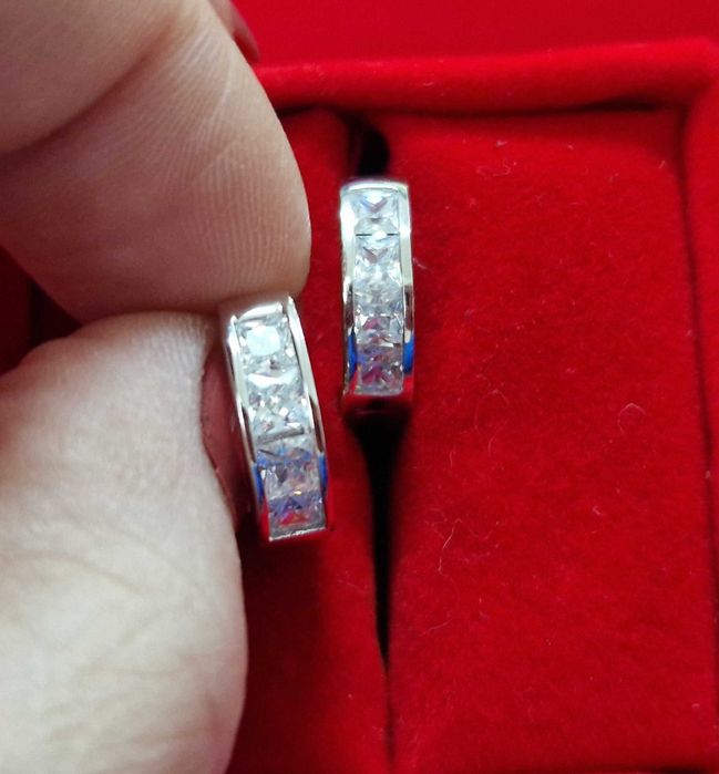 GR74,inel placat aur alb 18k,ideal logodna, zirconii albe