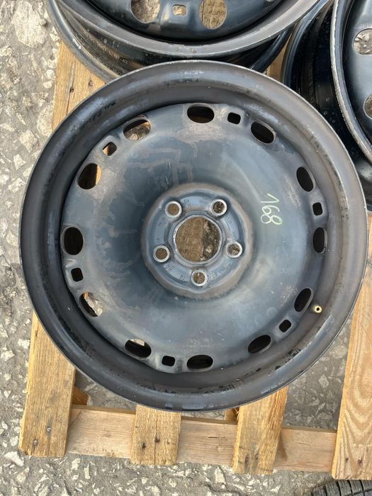 1бр джанта тенекиена Skoda rapid Seat Audi 5x100 6c0601027 et38 6j