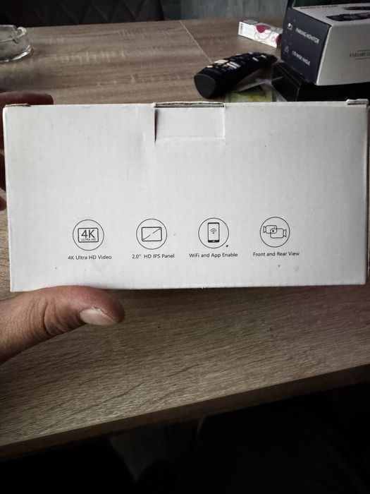 Camera de bord 4k ultra hd fata si 2k spate