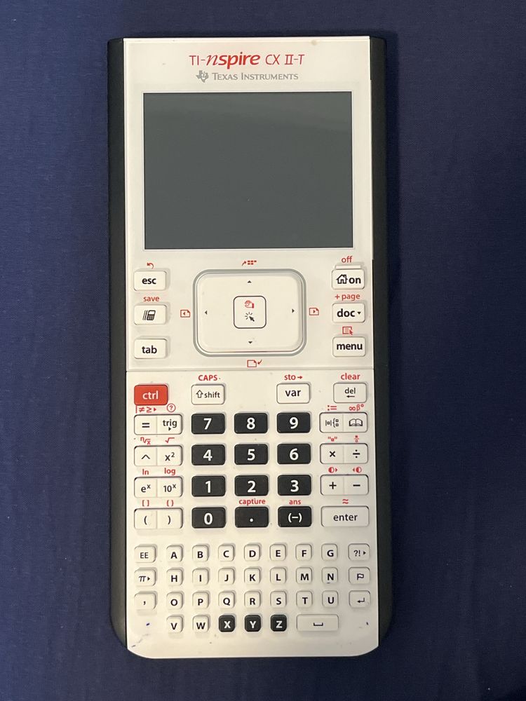 TI-nspire CX II-T графичен калкулатор + зарядно
