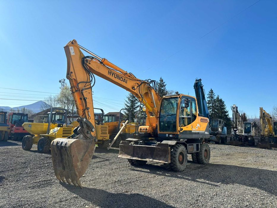 Excavator pe roti Hyundai Robex 140W - 9, 14 tone, 2010