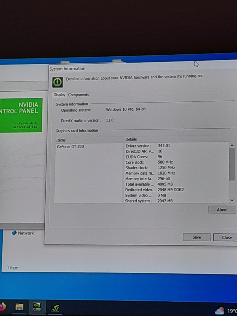 Unitate pc desktop  cu nvidia  gt 330