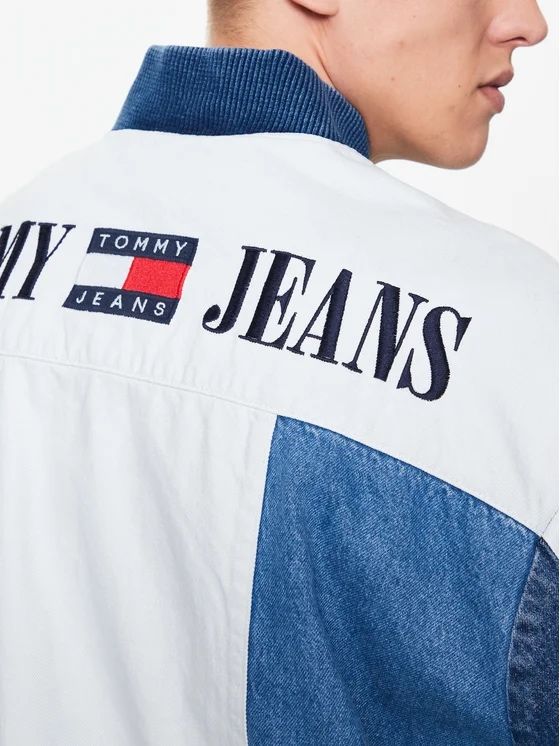 Tommy Jeans : НОВО Bomber Denim Jacket Oversized M/Л Оригинал