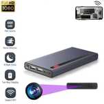 Power Bank, PB-H12 cu Camera Spion WiFi, Full HD, Incarcator Wireless