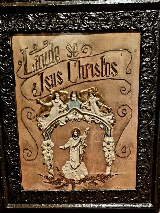 Icoana cu Isus Cristos, veche de 100 de ani, deosebită