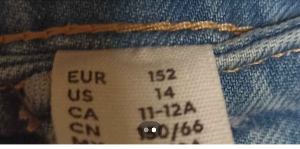 Blugi H&M noi fara eticheta mărimea 152