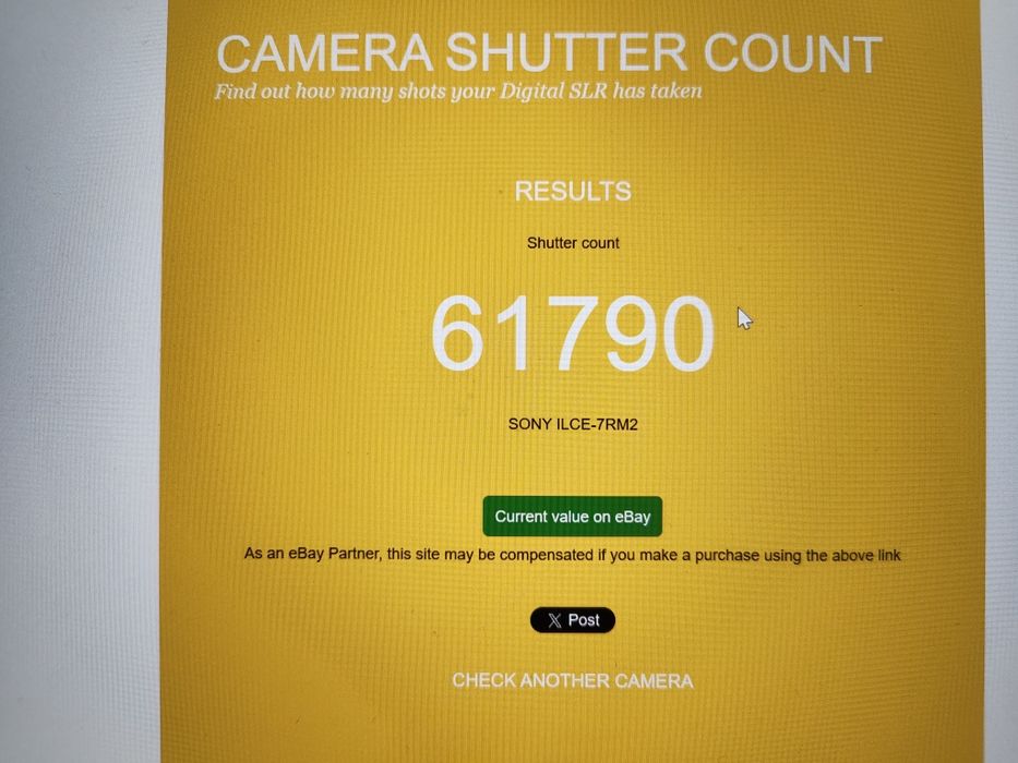 Sony a7 RII 61790 Cadre