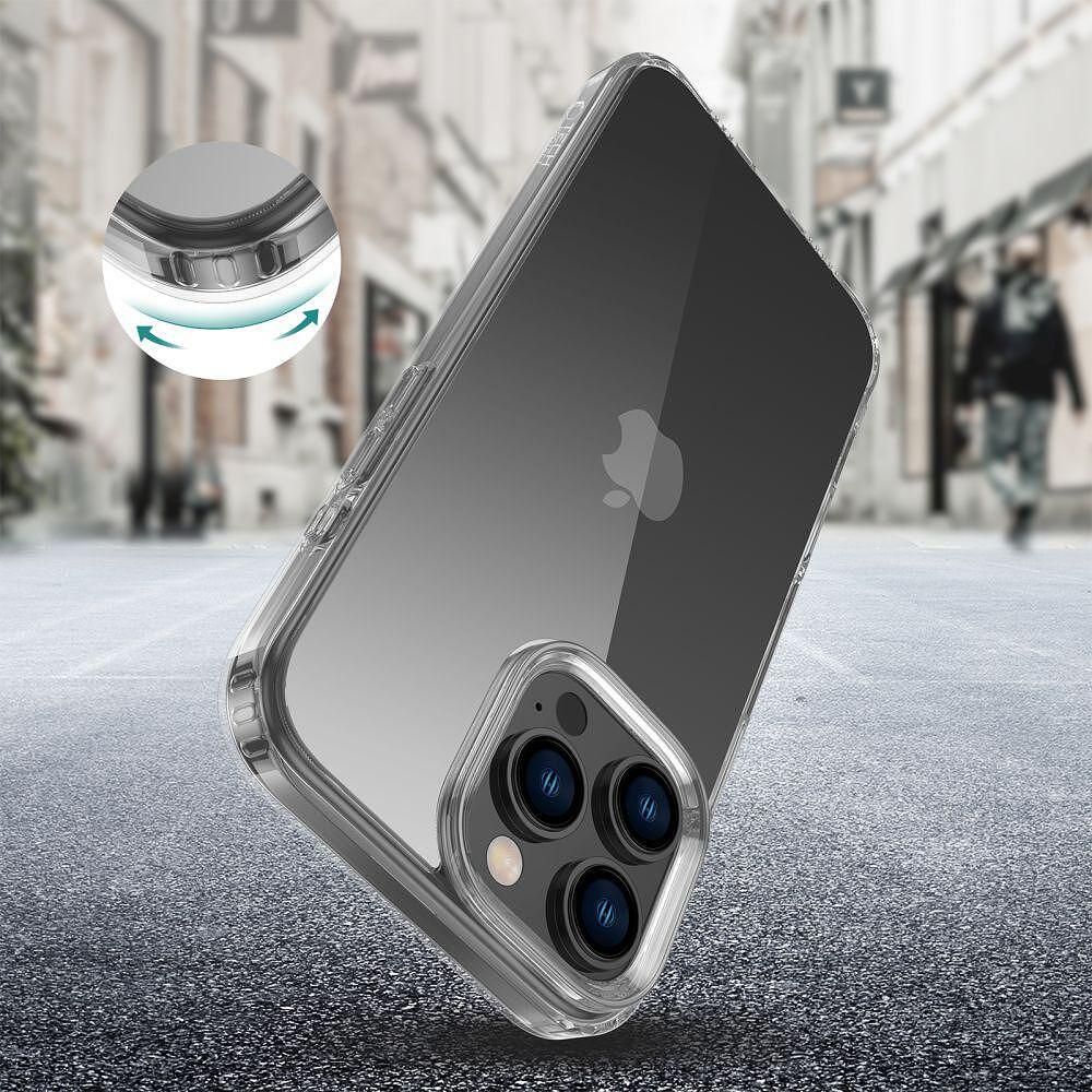 Кейс tech-protect flexair hybrid за iphone 16 pro - прозрачен
