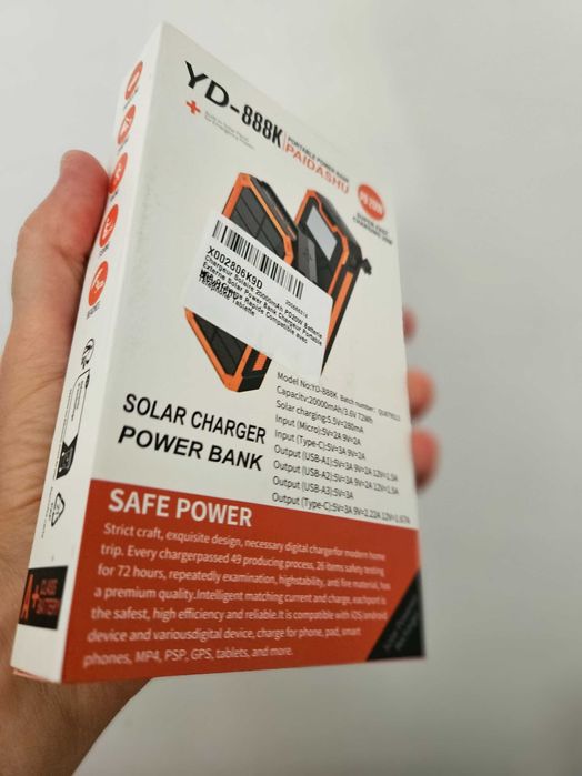 Bateria telefon Solar Charger nou la cutie.