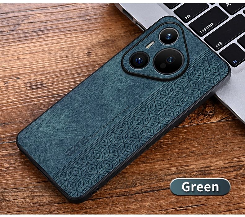 Huawei Pura 80 / 80 Pro / 80 Ultra / AZNS LEATHER Кожен кейс гръб
