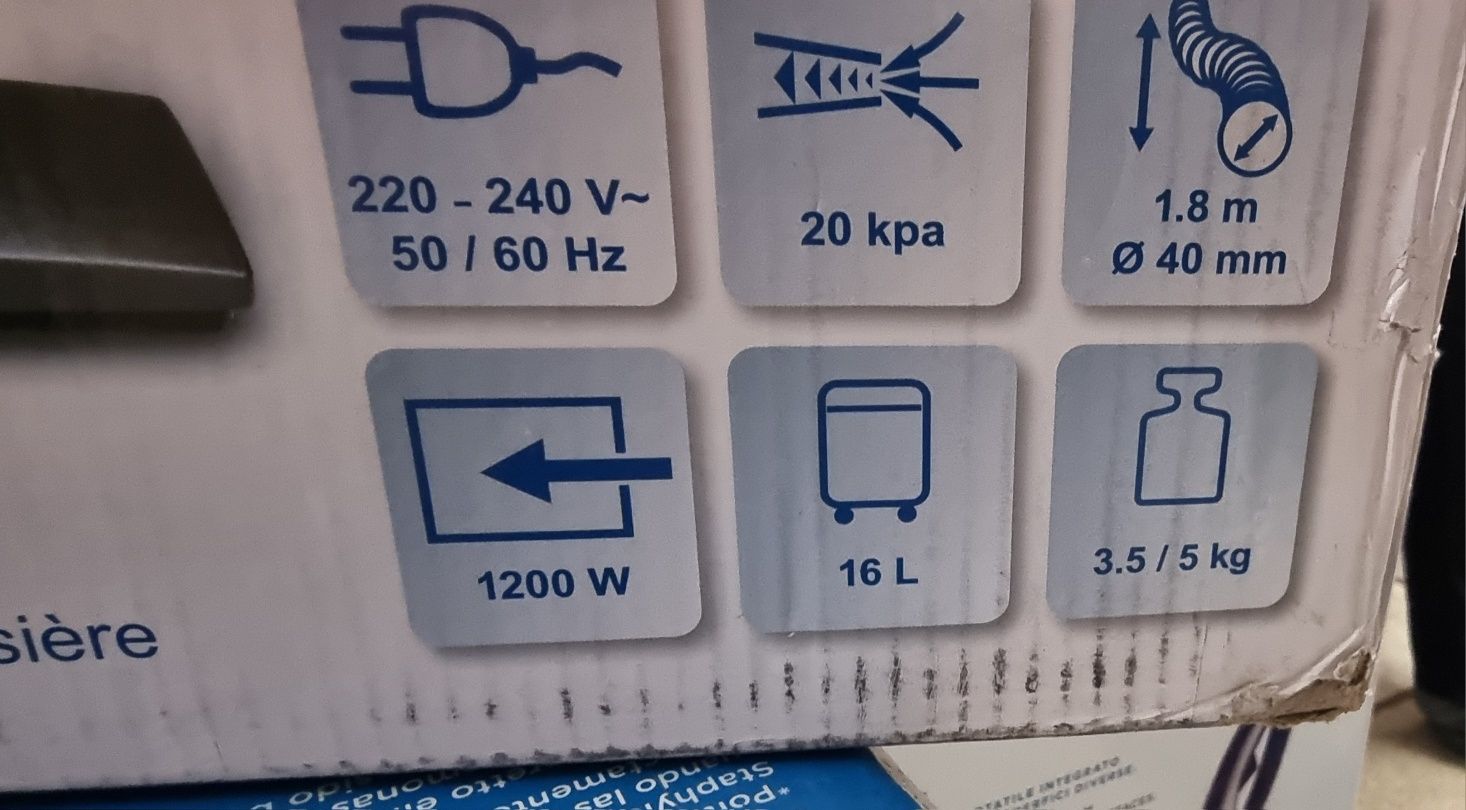 Прахосмукачка Scheppach 1200w с транспортен дефект