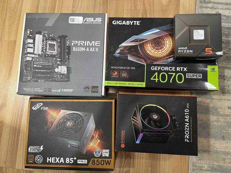 Игровой компютер с RTX 4070 Super | Ryzen 5 7600X | DDR5 32GB