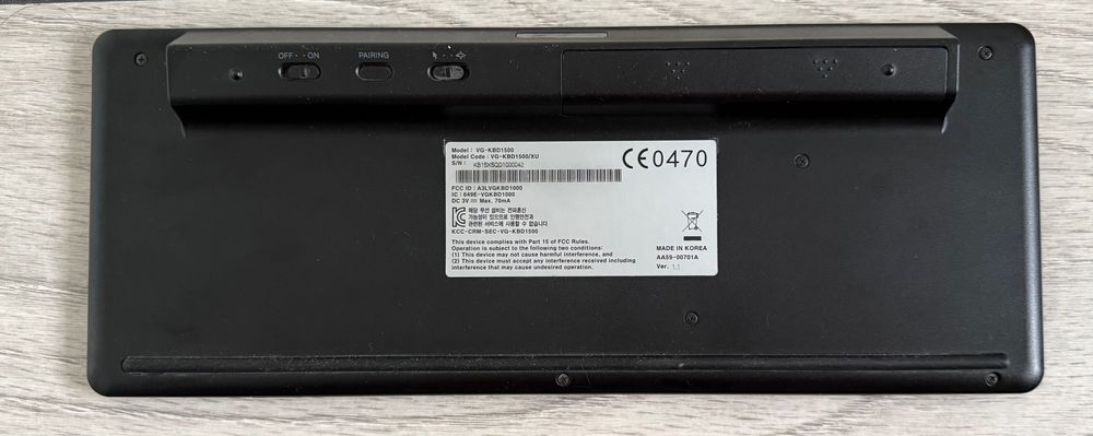 Tastatură wireless Samsung VG-KBD1500 pentru Smart TV – Bluetooth