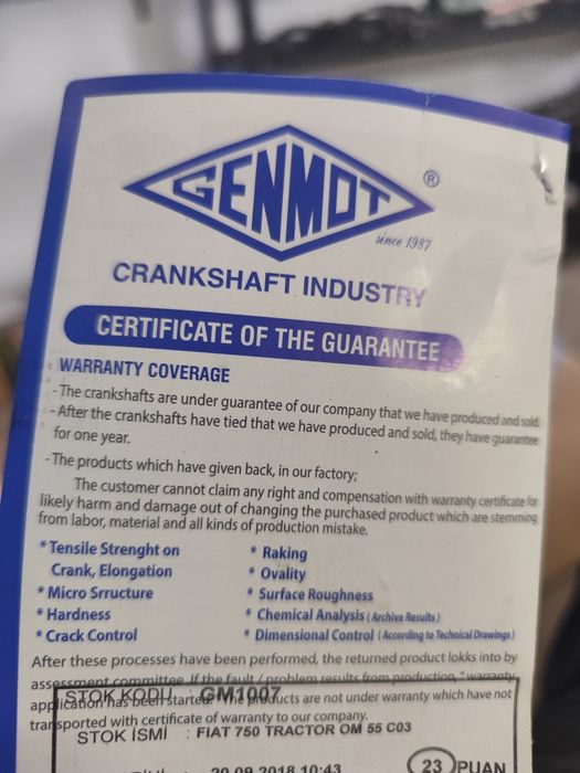 Vând vibrochen tractor fiat 750,880,880DT