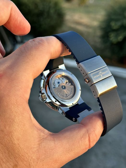 Ulysse Nardin Marine Blue Dial rubber