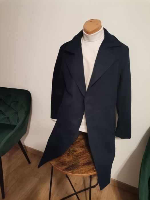 Vand palton negru slim.S/M