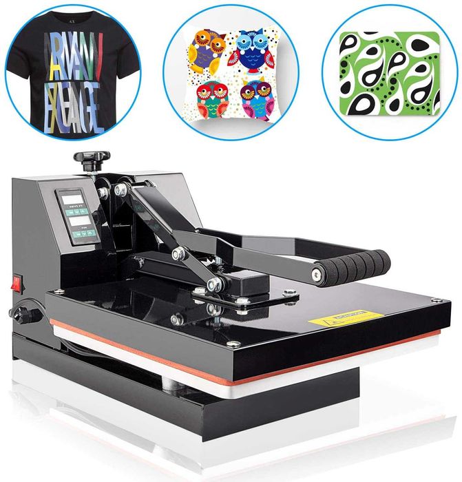 Presa termica plana, personalizari tricouri, magneti, 38x38cm, 1200W