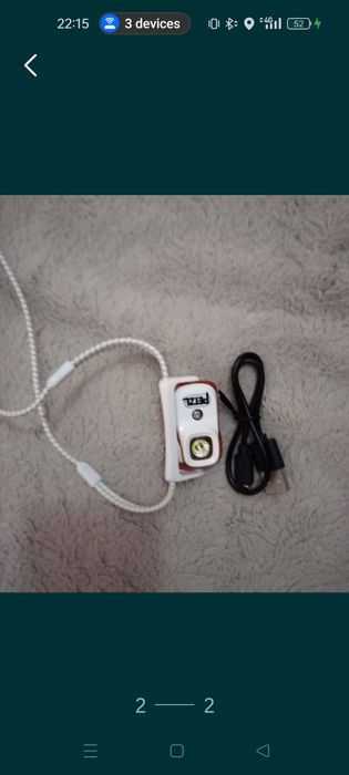 petzl bindi  200 lum, casca