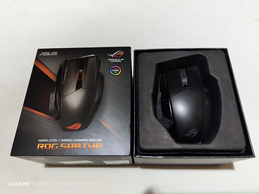 Asus Rog Spartha wireless/wired gaming mouse