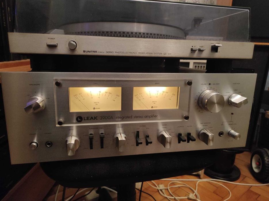 Amplificator Vintage Hi-Fi Leak 3900A/ Vu-Metre Ace