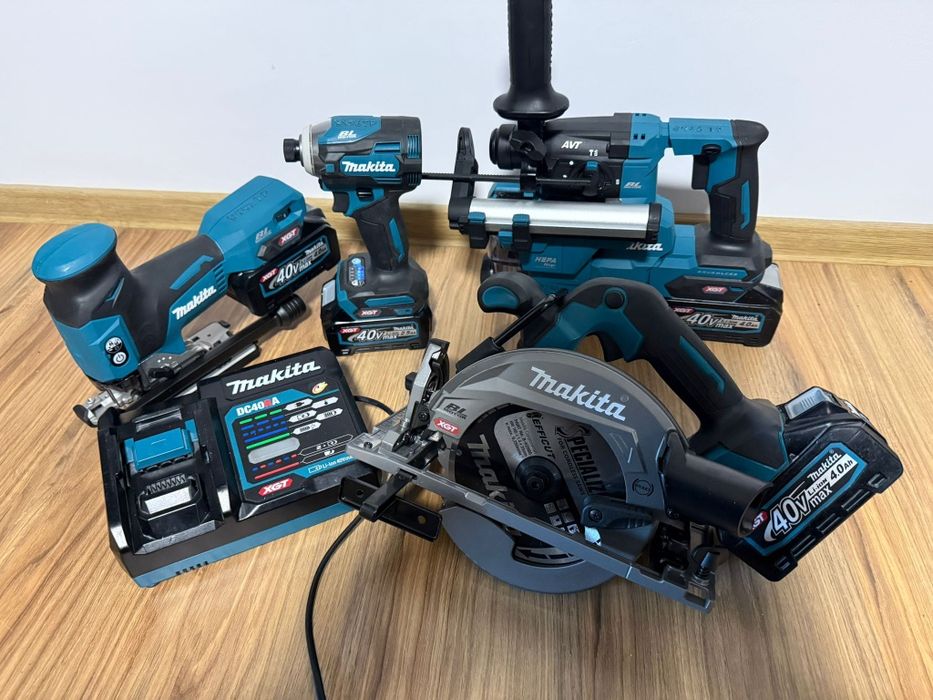 SET SAU Separat Makita 40v Rotopercutor Circular Autofiletanta Impact