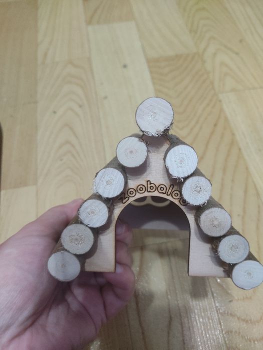 Дом для хомяка деревянный